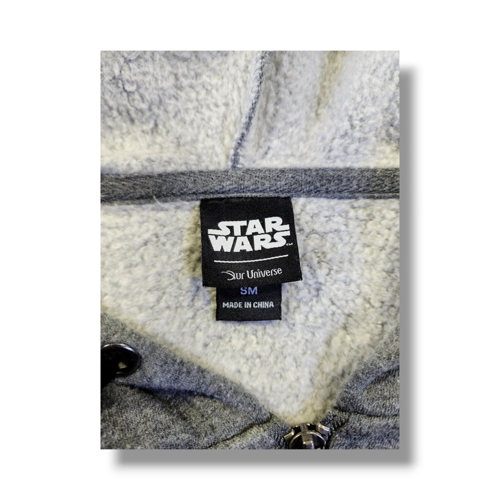 Star Wars Our Universe 50th Lucasfilm Gray Zip Up Hoodie Size Men's Small - Picture 10 of 14